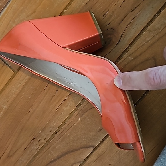 Vince Camuto Women's Berit Peep-Toe Pump "coral reef" color 🪸 - Picture 9 of 10